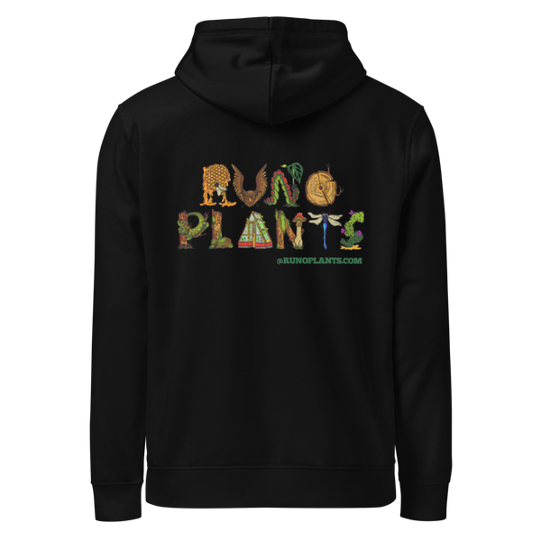Runo Plants Merch | Introverted But Willing to Talk About Plants  | Unisex Organic Mid-Weight Hoodie