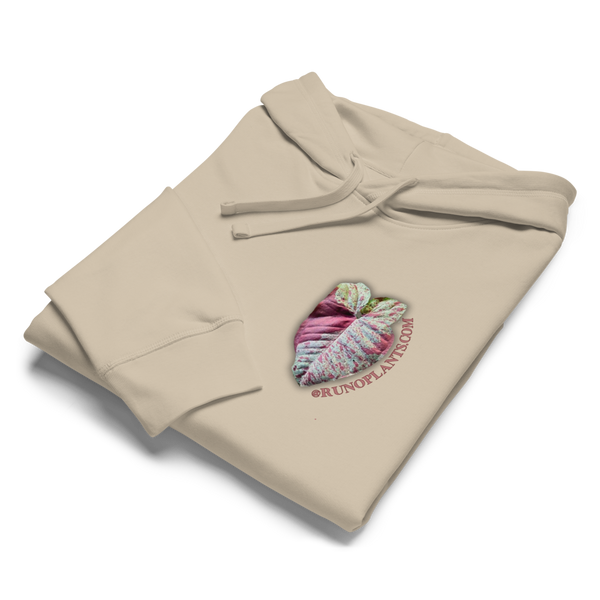 Runo Plants Merch | Confetti Syngonium | Unisex Organic Mid-Weight Hoodie