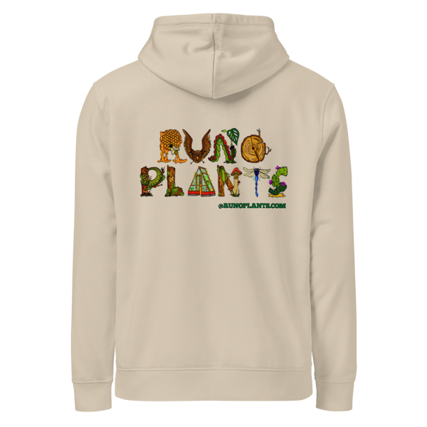 Runo Plants Merch | Introverted But Willing to Talk About Plants  | Unisex Organic Mid-Weight Hoodie