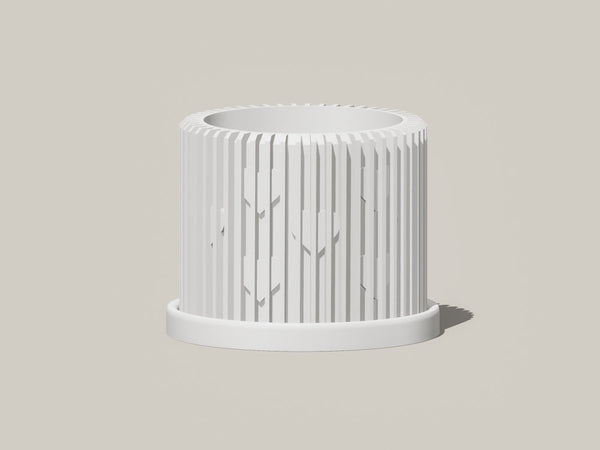 Modern Heart-Shaped Planter with Drainage & Saucer – Unique Valentine’s Day Gift for Plant Lovers, 3d Printed Planter Home Hosting Decor,