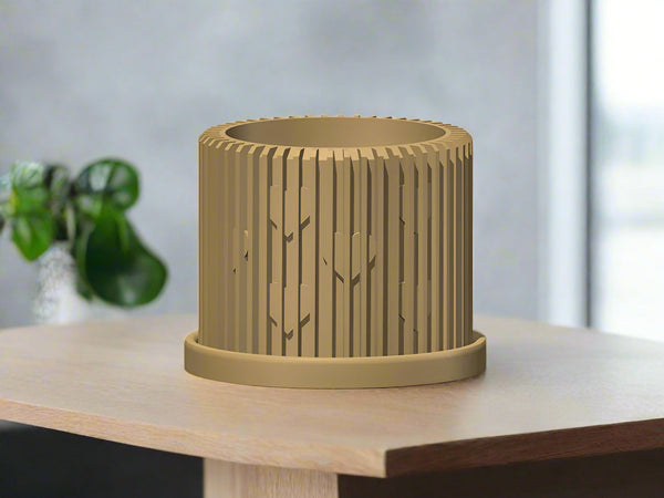 Modern Heart-Shaped Planter with Drainage & Saucer – Unique Valentine’s Day Gift for Plant Lovers, 3d Printed Planter Home Hosting Decor,