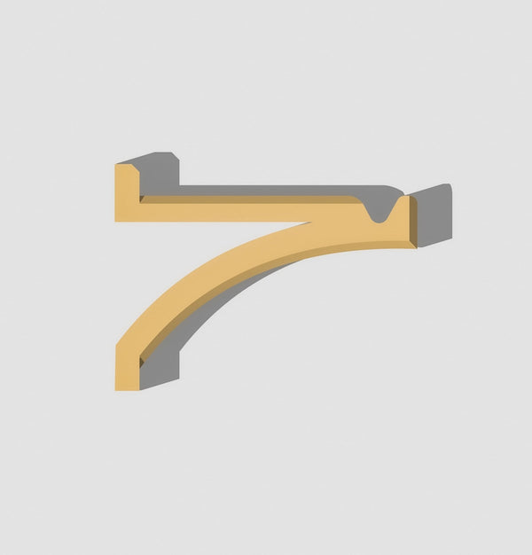 Hanging Planter Wall Hook, Curved