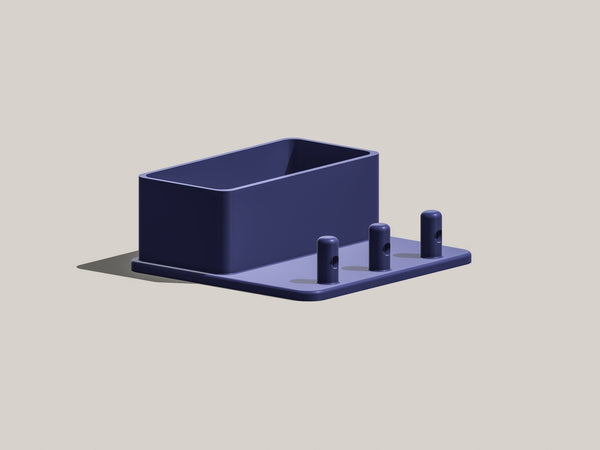 Floating Wall Shelf, Magnetic Key Holder