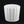 3-Piece White Ceramic Planter Pot Set with Fluted Design & Saucers