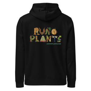 Runo Plants Merch | Introverted But Willing to Talk About Plants  | Unisex Organic Mid-Weight Hoodie