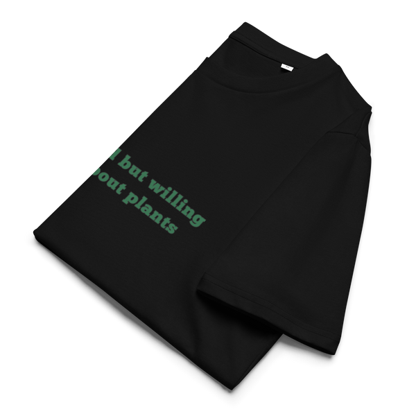 Runo Plants Merch | Introverted But Willing to Talk About Plants | Unisex Organic Tee