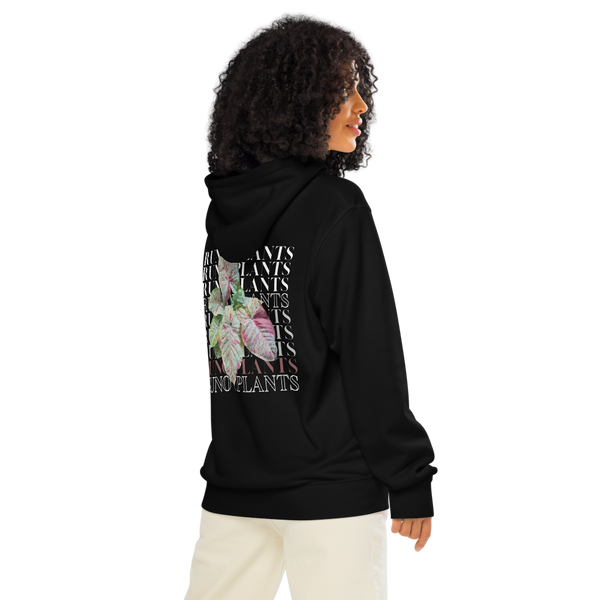 Runo Plants Merch | Confetti Syngonium | Unisex Organic Mid-Weight Hoodie