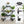 DecorBites™ 4-Wheel Plant Stand with 6 Pots