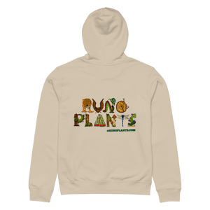 Runo Plants Merch | Introverted But Willing to Talk About Plants  | Unisex Organic Mid-Weight Hoodie
