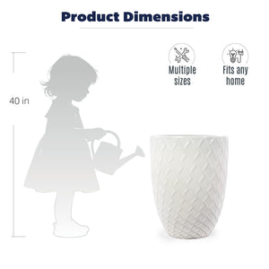 Handmade Ceramic Planter Pot - 17 Inch Diameter