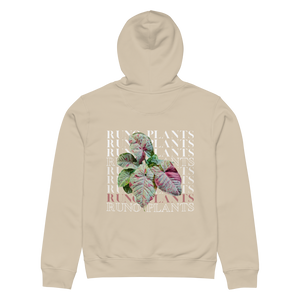 Runo Plants Merch | Confetti Syngonium | Unisex Organic Mid-Weight Hoodie