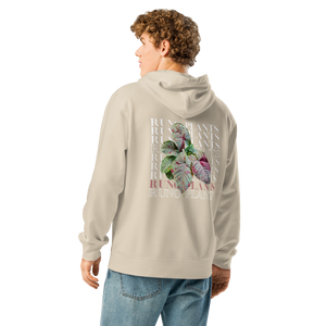 Runo Plants Merch | Confetti Syngonium | Unisex Organic Mid-Weight Hoodie