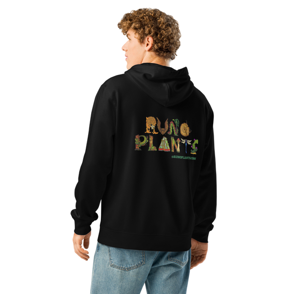 Runo Plants Merch | Introverted But Willing to Talk About Plants  | Unisex Organic Mid-Weight Hoodie