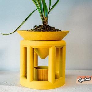 Conduit Plant Stand with Planter & Catch