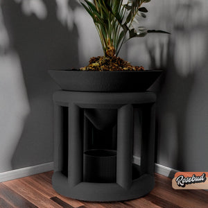 Conduit Plant Stand with Planter & Catch