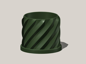 Thicc Spiral Plant Pot