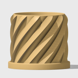Thicc Spiral Plant Pot