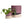 Burgundy Ceramic Plant Pot and Saucer