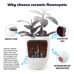 Handmade Ceramic Planter Pot - 17 Inch Diameter
