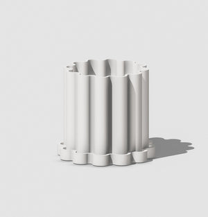 Funky Flow Planter with Drainage and Unique Tray