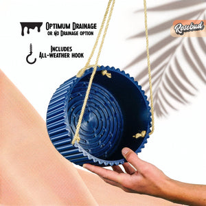 MCR Bowl Hanging Plant Pot for Indoor or Outdoor