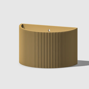 Ribbed Wall Planter