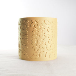 Tiny Squiggle Cheetah Planter Pot, With Drainage & Drip Tray